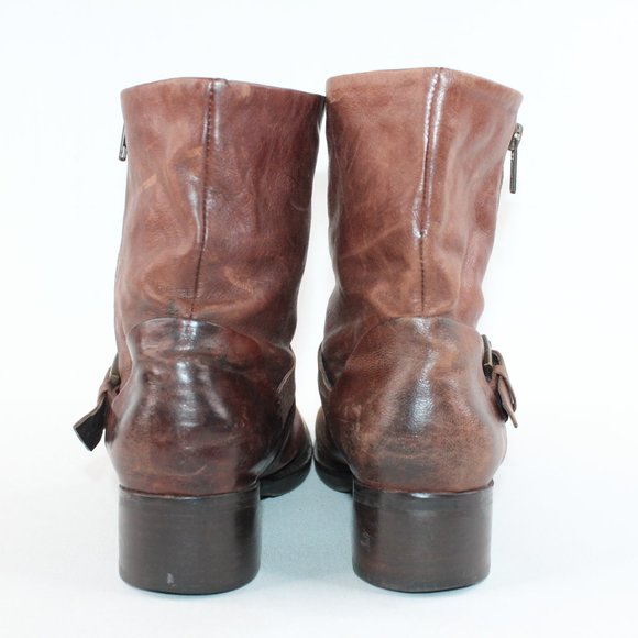 Adam Tucker Me Too Landon4 Leather Ankle Boots #122 - Picture 5 of 12